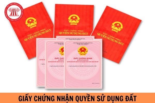 Màu của các chữ và số thể hiện trên Giấy chứng nhận quyền sử dụng đất là màu gì?