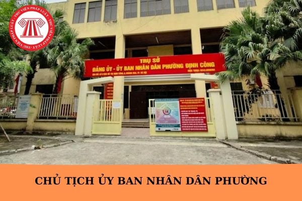 Chính phủ quy định trách nhiệm của Chủ tịch Ủy ban nhân dân phường TP Hà Nội  từ ngày 01/01/2025?