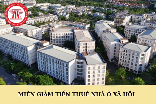 Mức miễn giảm tiền thuê nhà ở xã hội thuộc tài sản công là bao nhiêu?