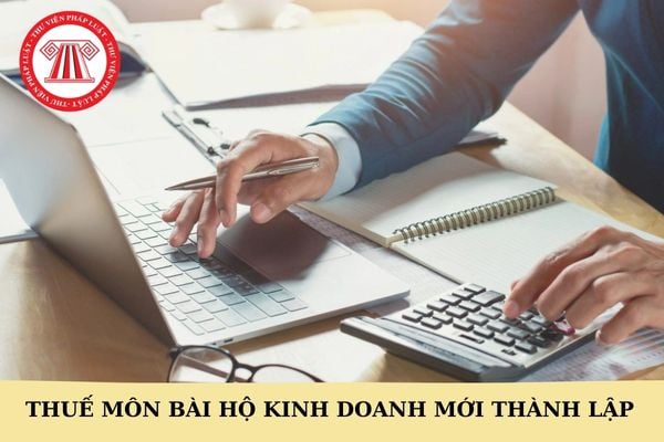 Quy định về thuế môn bài hộ kinh doanh mới thành lập? Hộ kinh doanh mới thành lập có phải nộp tờ khai lệ phí môn bài không?