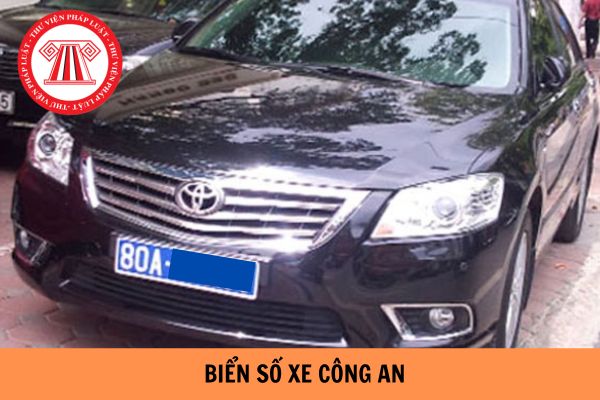 Biển số xe công an màu gì? Biển số xe được sản xuất bằng chất liệu gì?