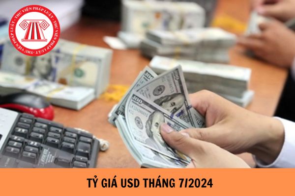 Tỷ giá USD tháng 7/2024 là bao nhiêu? Tỷ giá USD/VNĐ hàng tháng do cơ quan nào công bố?