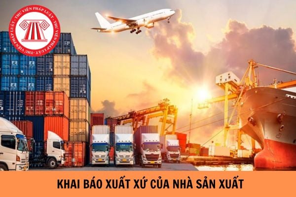 Tải Phụ lục X bản khai báo xuất xứ của nhà sản xuất/ nhà cung cấp nguyên liệu trong nước?