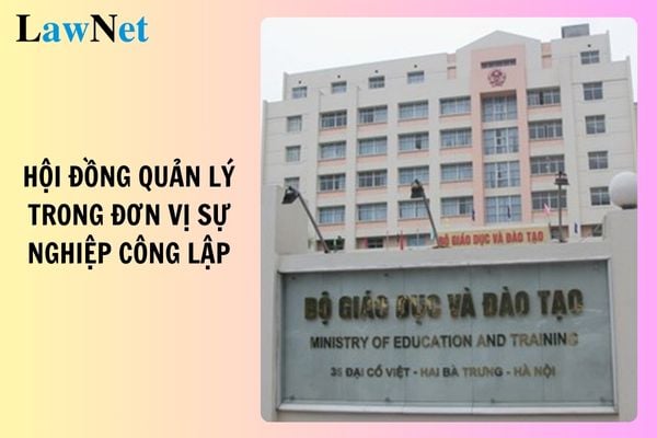 From March 25, 2025, How many members are there on the Management Council of a public service provider in the field of education and training?