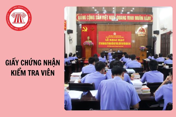 Mẫu Giấy chứng nhận Kiểm tra viên trong ngành Kiểm sát nhân dân từ 10/12/2024?