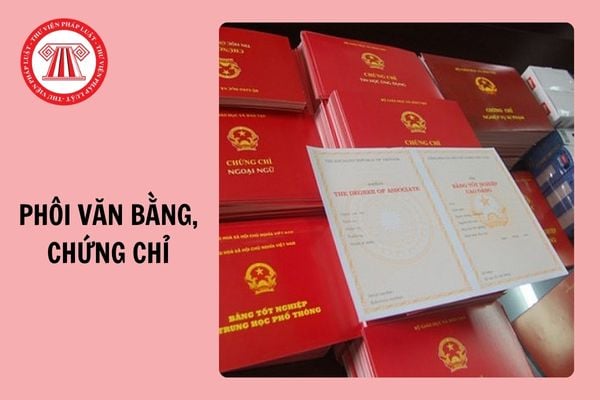 Đã có Quyết định 2699/QĐ-BGDĐT quy định việc in, quản lý, cấp, hủy bỏ phôi văn bằng, chứng chỉ BGDĐT?