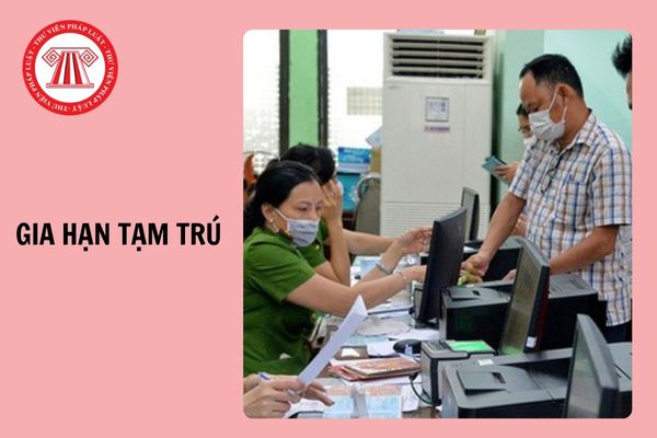 Mức phí gia hạn tạm trú khi nộp hồ sơ qua cổng dịch vụ công trực tuyến là bao nhiêu?