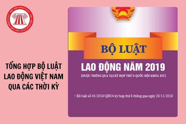 Tổng hợp Bộ Luật Lao động Việt Nam qua các thời kỳ?