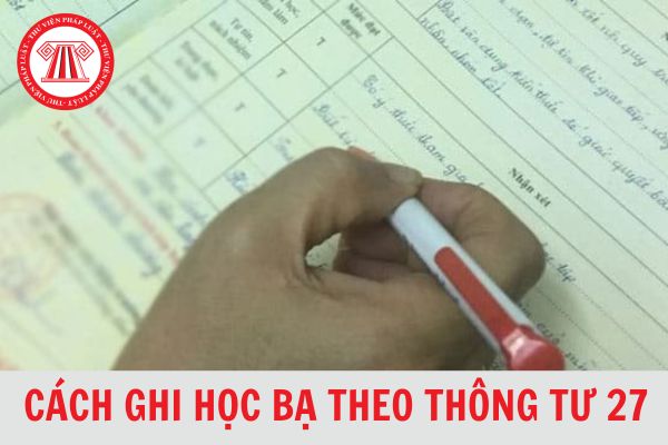 Hướng dẫn cách ghi học bạ theo Thông tư 27 đánh giá quá trình học tập của học sinh tiểu học 2024?