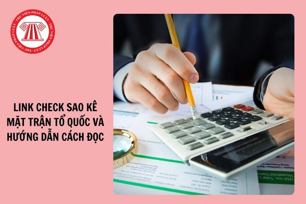 Link check sao kê Mặt trận Tổ quốc nhanh chóng và hướng dẫn cách đọc chi tiết?