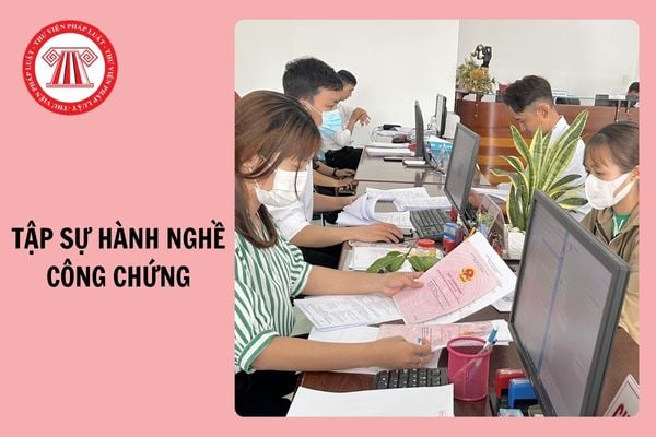 Thời gian tập sự hành nghề công chứng được thống nhất chung là 12 tháng từ 1/7/2025?