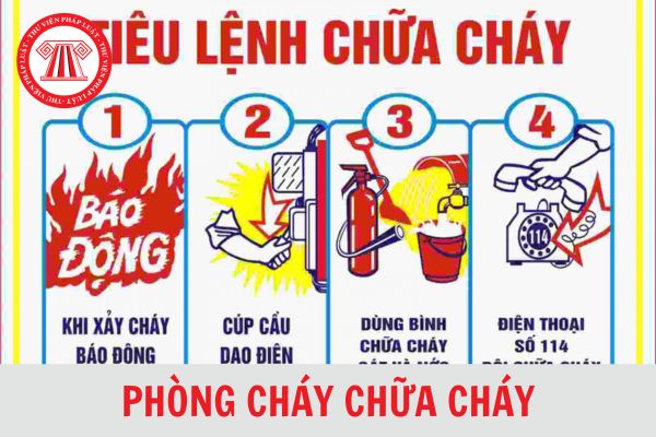 Chữa cháy là gì? Nội dung tiêu lệnh Phòng cháy chữa cháy mới nhất 2024 là gì?