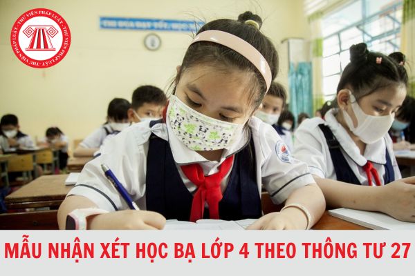 Hướng dẫn ghi Mẫu nhận xét học bạ lớp 4 theo Thông tư 27 chi tiết, mới nhất 2024?