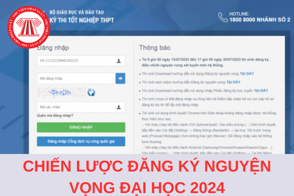 Web đăng ký nguyện vọng 2024 là web nào? Chiến lược đăng ký nguyện vọng đại học 2024?