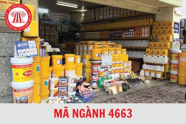 Mã ngành 4663 là gì? Phân loại mã ngành 4663 chi tiết theo quy định hiện nay?