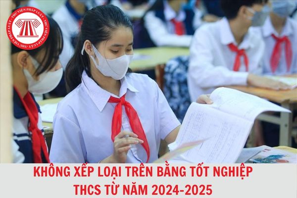 Từ năm học 2024-2025, không xếp loại trên bằng tốt nghiệp THCS?