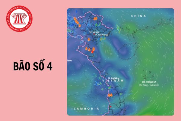 Tin bão số 4 mới nhất hôm nay: Bão số 4 có tốc độ gió bao nhiêu km/h? Tâm bão cách Đã Nẵng bao nhiêu km?