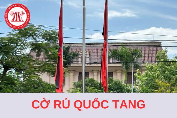 Cờ rủ Quốc tang là gì? Hình ảnh cờ rủ Quốc tang như thế nào? Quy định lễ viếng trong Lễ Quốc tang?