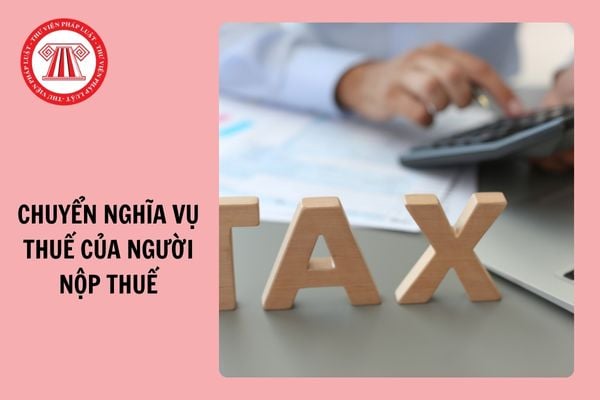 Mẫu 39/TB-ĐKT thông báo về việc chuyển nghĩa vụ thuế của người nộp thuế 2024?