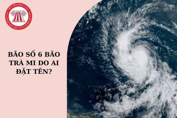 Bão số 6 bão TRAMI do ai đặt tên? Công điện ứng phó với bão TRAMI gần biển Đông?