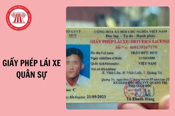 Từ 1/1/2025, giấy phép lái xe quân sự không có hiệu lực trong trường hợp nào?