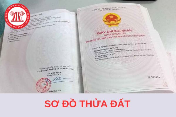 Sơ đồ thửa đất được thể hiện ở trang số mấy của Sổ đỏ? Gồm những thông tin gì?