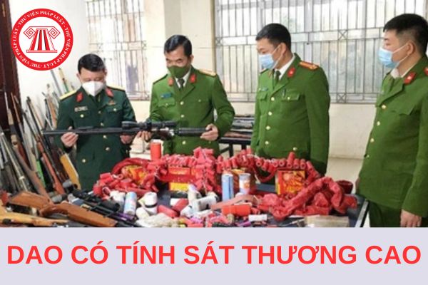 Từ 1/1/2025, việc sản xuất, kinh doanh dao có tính sát thương cao phải thực hiện khai báo?