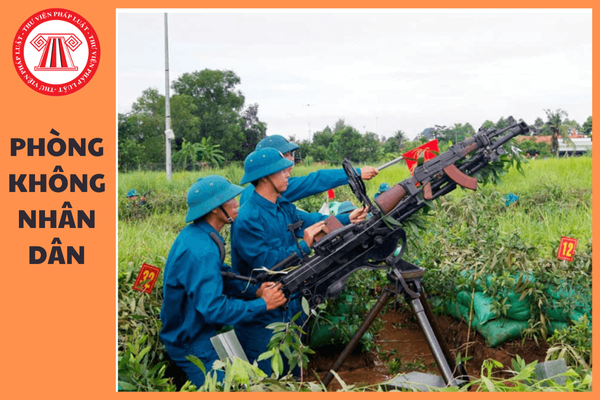 Từ 01/7/2025, lực lượng thực hiện nhiệm vụ phòng không nhân dân gồm những lực lượng nào?