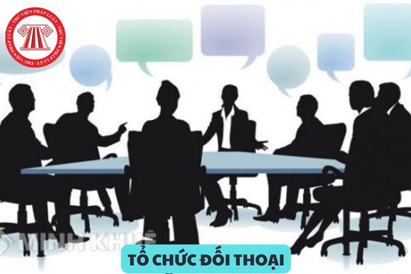 Người nào có trách nhiệm tổ chức đối thoại khi có yêu cầu?Việc tổ chức đối thoại tại nơi làm việc đối với yêu cầu của người lao động được thực hiện khi đáp ứng điều kiện gì?