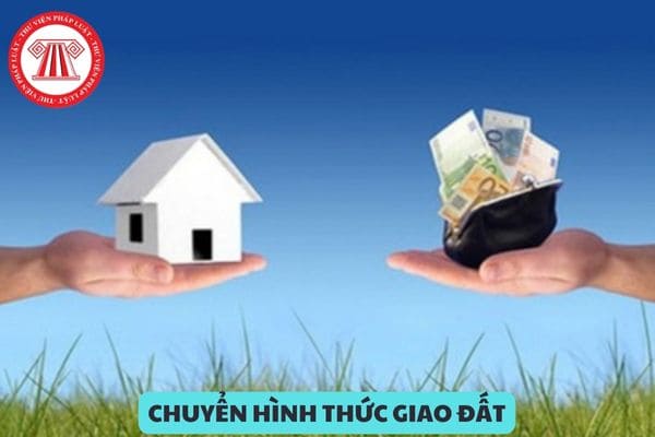 Mẫu đơn đề nghị chuyển hình thức giao đất/cho thuê đất mới nhất năm 2024?