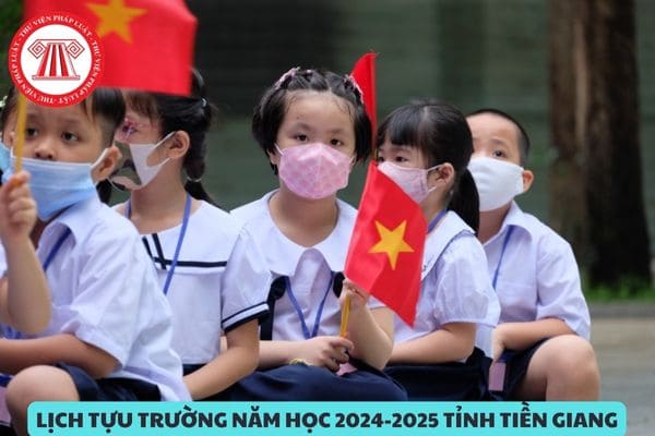 Lịch tựu trường của học sinh năm 2024 tỉnh Tiền Giang?