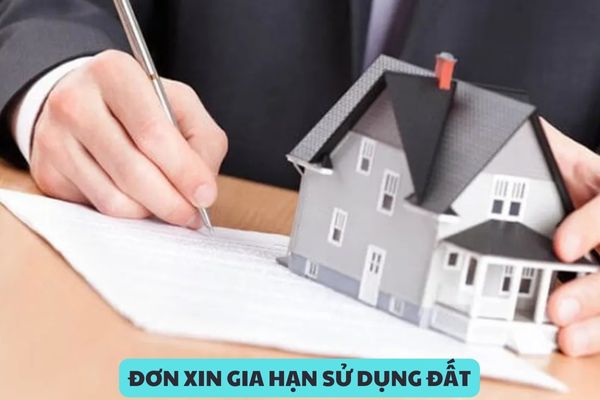 Mẫu đơn xin gia hạn sử dụng đất theo Nghị định 102 mới nhất năm 2024?