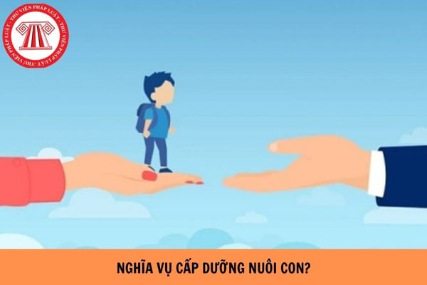 Người không trực tiếp nuôi con phải cấp dưỡng nuôi con đến bao nhiêu tuổi?