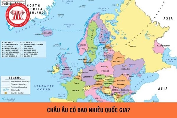 Châu Âu có bao nhiêu quốc gia? Châu Âu gồm những nước nào?