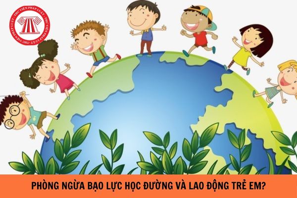 Mẫu tranh vẽ về phòng ngừa bạo lực học đường và lao động trẻ em năm 2024?