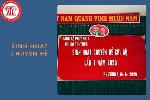 Mẫu biên bản sinh hoạt chuyên đề chi bộ mới nhất?