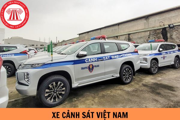 Xe cảnh sát Việt Nam tuần tra kiểm soát có đặc điểm gì?