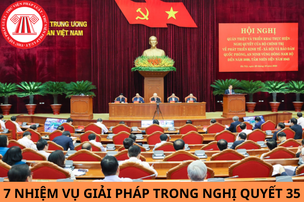  7 Nhiệm vụ giải pháp trong Nghị quyết 35-NQ/TW năm 2018 là gì?