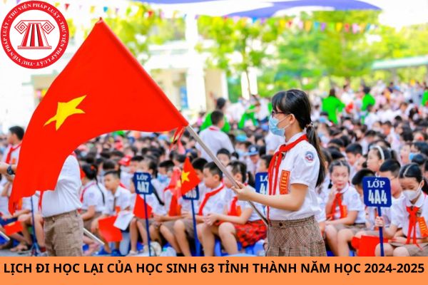 Lịch đi học lại dự kiến của học sinh 63 tỉnh thành năm học 2024-2025?