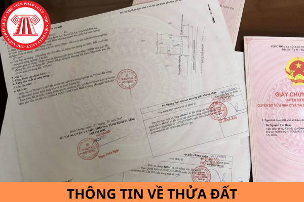 Thông tin về thửa đất trên Giấy chứng nhận được thể hiện thế nào? 