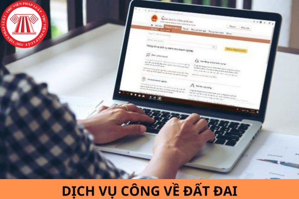 Theo quy định của Luật Đất đai 2024, phương án nào là khoản thu từ dịch vụ công về đất đai?