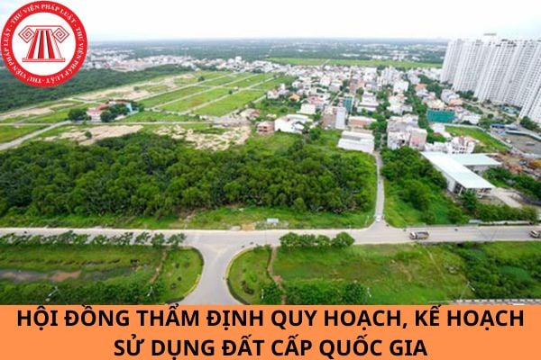 Theo quy định của Luật Đất đai 2024, thẩm quyền thành lập Hội đồng thẩm định quy hoạch, kế hoạch sử dụng đất cấp quốc gia được quy định thế nào?