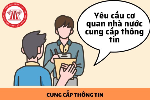 Những thông tin nào được cơ quan nhà nước cung cấp theo yêu cầu? 