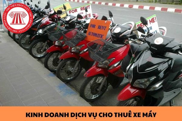 Thành lập công ty kinh doanh dịch vụ cho thuê xe máy tự lái phải đăng ký mã ngành bao nhiêu?