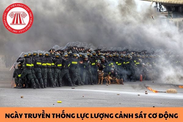 Nghi thức lễ kỷ niệm ngày truyền thống lực lượng Cảnh sát Cơ động được thực hiện như thế nào?