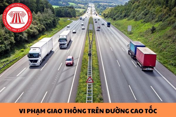 Mức xử phạt vi phạm hành chính một số lỗi vi phạm giao thông trên đường cao tốc thường gặp đối với xe ô tô năm 2024?