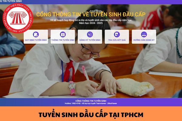 Chi tiết lịch tuyển sinh đầu cấp tại Thành phố Hồ Chí Minh cho năm học 2024 – 2025?