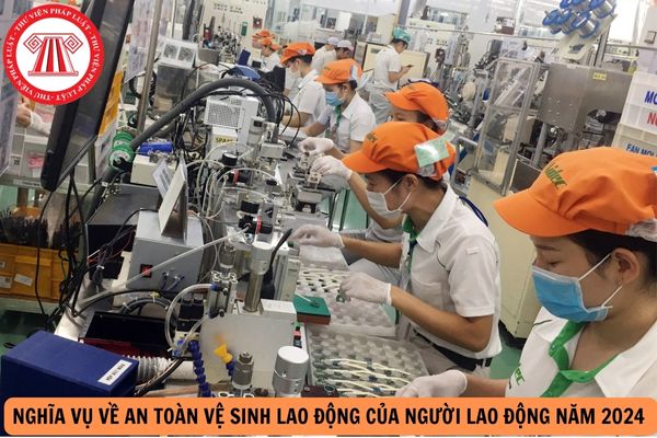 Nghĩa vụ về an toàn vệ sinh lao động của người lao động năm 2024 được quy định như thế nào?