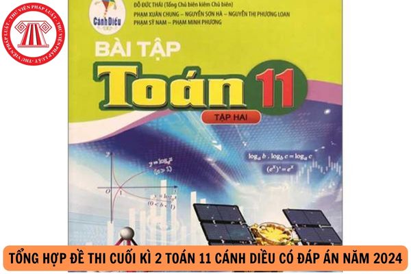 Tổng hợp Đề thi cuối kì 2 Toán 11 Cánh diều có đáp án năm 2024?