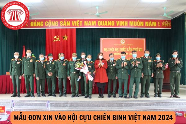 Mẫu đơn xin vào Hội Cựu chiến binh Việt Nam 2024? Cựu chiến binh gồm đối tượng nào?